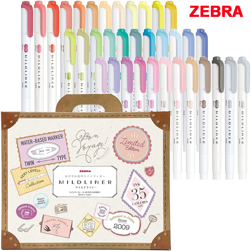 Zebra Pen Mildliner - ZEBRA 25/35 สี Mildliner Highlighter ชุด