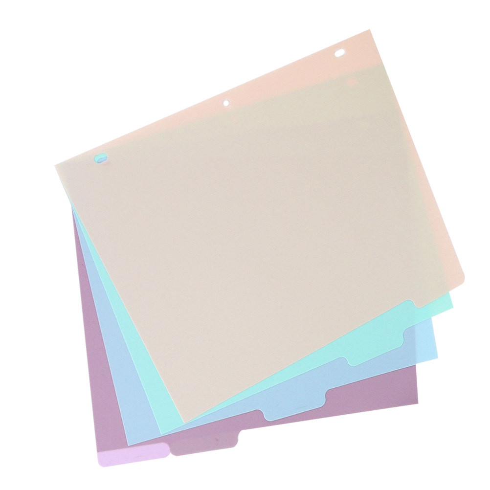 Tab Divider A4 - ชุด 1 ชุด แผ่นแบ่งเอกสาร A4 แบบฝ้า