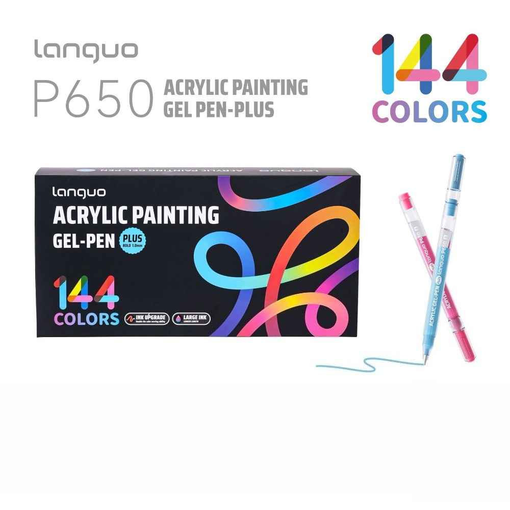 Copic Marker Sketch - ปากกาเจลอะคริลิค Languo P650 พร้อมสี 144 สี