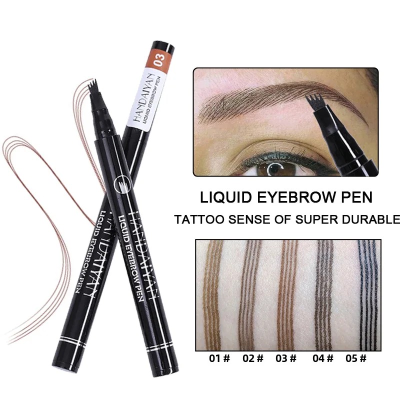 Correction Pen Fine - 4D Microblading Eyebrow ปากกา 4 ส้อมเคล็ดลับ