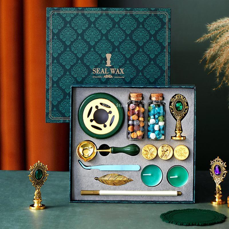 WAX Seal ชุดแสตมป์เคลือบแสตมป์ - Wax Seal Stamp Set บทวิจารณ์และราคา