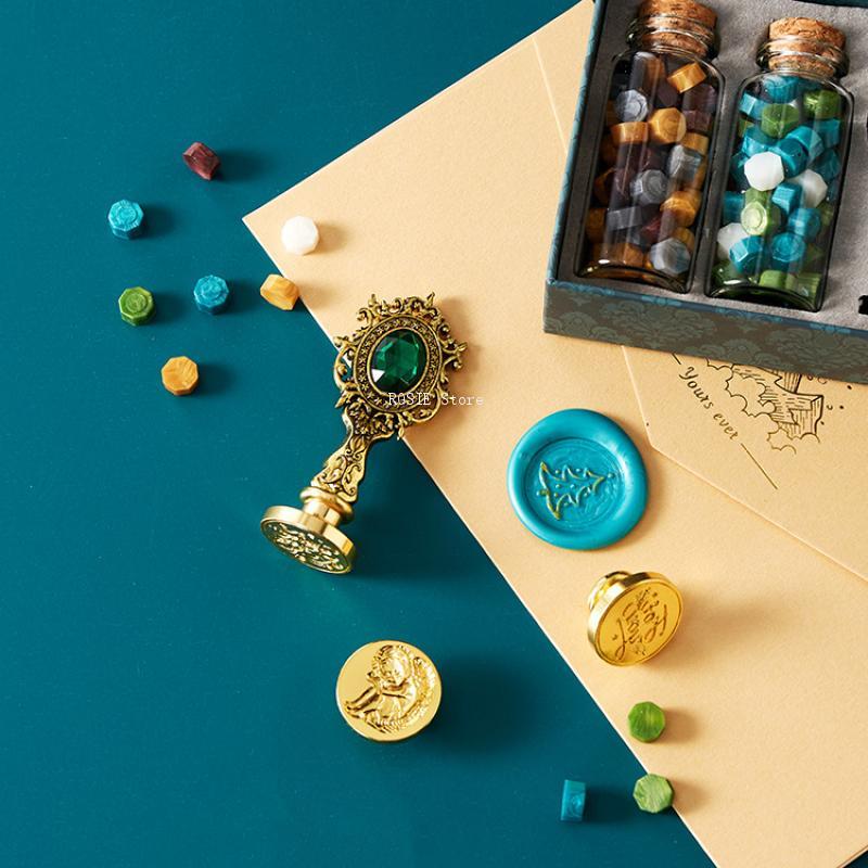 WAX Seal ชุดแสตมป์เคลือบแสตมป์ - Wax Seal Stamp Set บทวิจารณ์และราคา