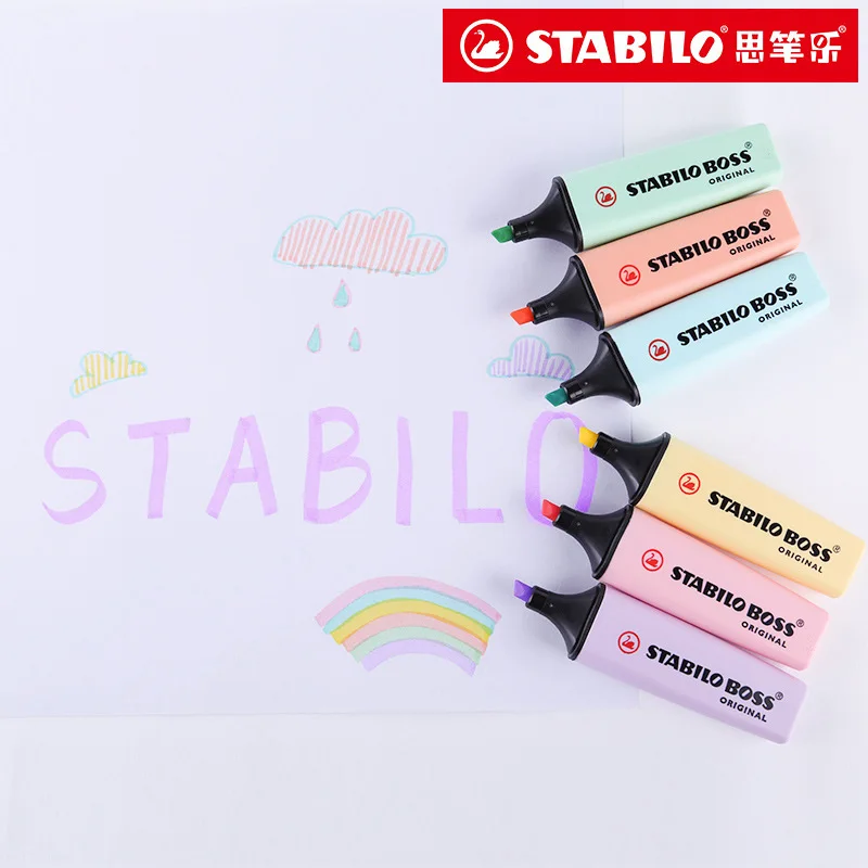 6 สี STABILO BOSS Macaron สี H - Stabilo Marker Boss บทวิจารณ์และราคา