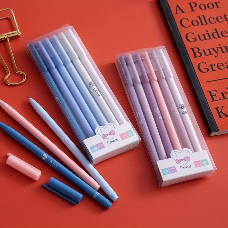 6 ชิ้น/เซ็ต ปากกาเจล 1 กล่องบร - Correction Pen Fine บทวิจารณ์และราคา
