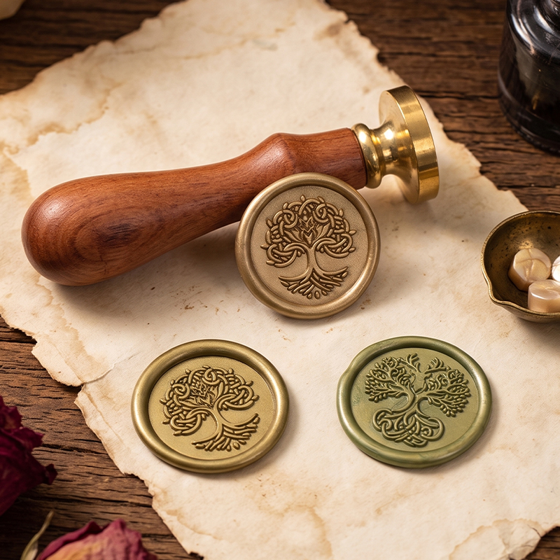 ชุดตราประทับขี้ผึ้งลายต้นไม้ ( - Wax Seal Stamp Set บทวิจารณ์และราคา