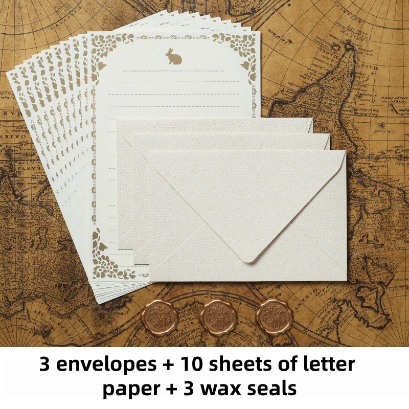 16 ชิ้น/ชุด ซองจดหมายผ้าลินินว - Wax Seal Stamp Set บทวิจารณ์และราคา