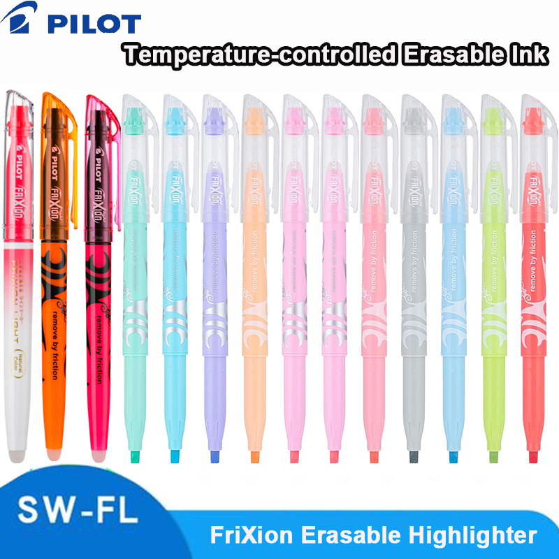 ปากกาไฮไลท์แบบลบได้ PILOT SW-F - Pilot Pen Frixion บทวิจารณ์และราคา