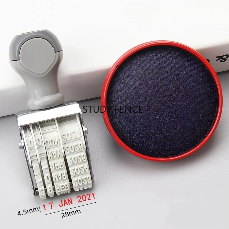 แบบพกพาภาษาอังกฤษวันที่แสตมป์ส - Rubber Date Stamp บทวิจารณ์และราคา
