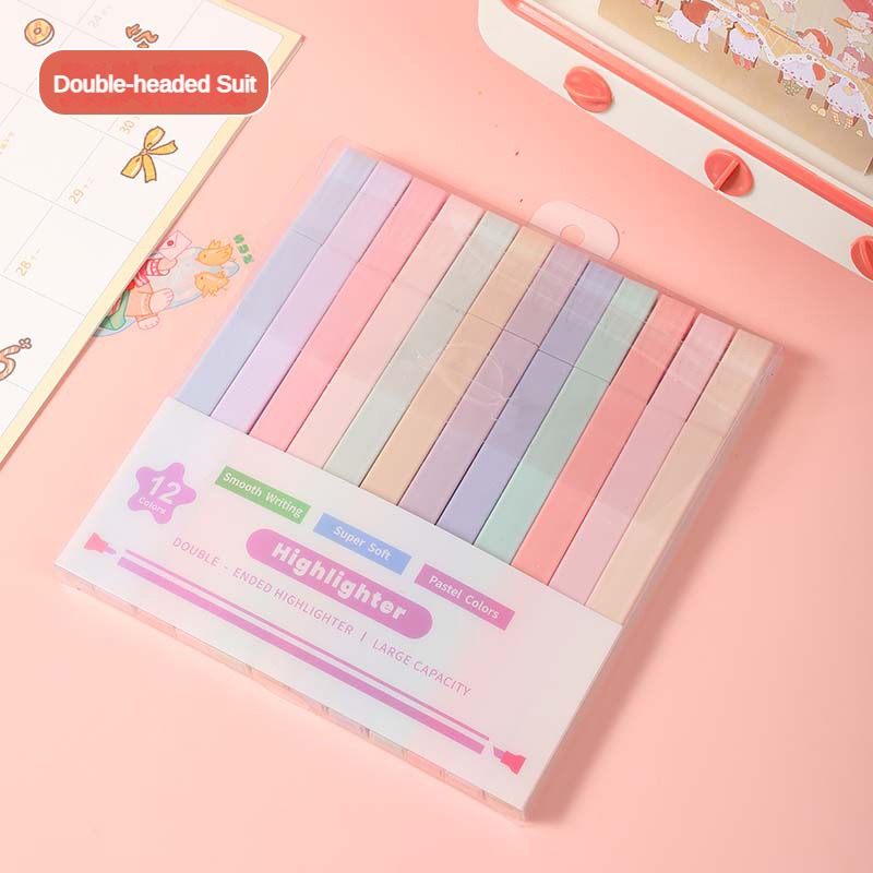 12 ชิ้น/เซ็ต Double Tip Highli - Stabilo Marker Boss บทวิจารณ์และราคา