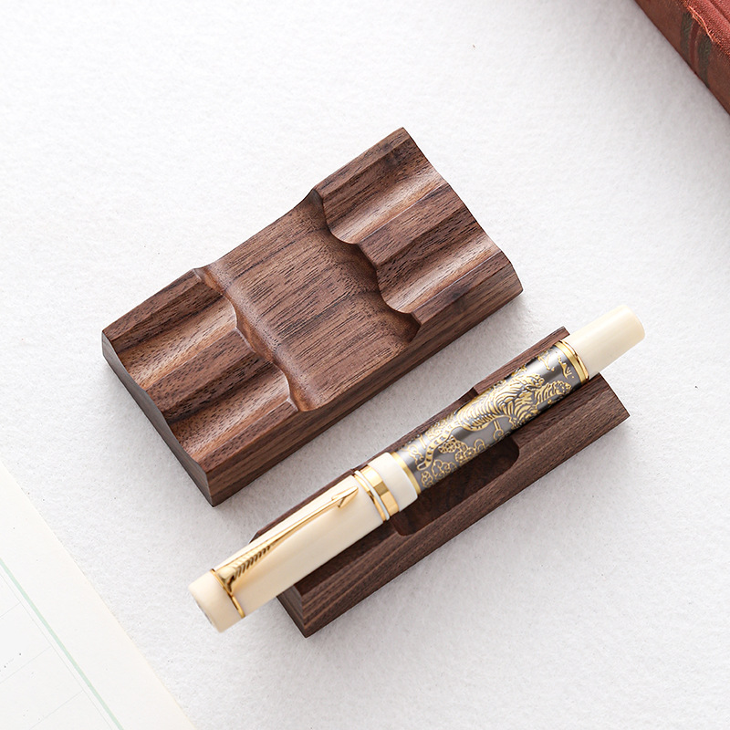 ที่วางปากกาไม้วอลนัทสำหรับปากก - Pen Rest Single บทวิจารณ์และราคา