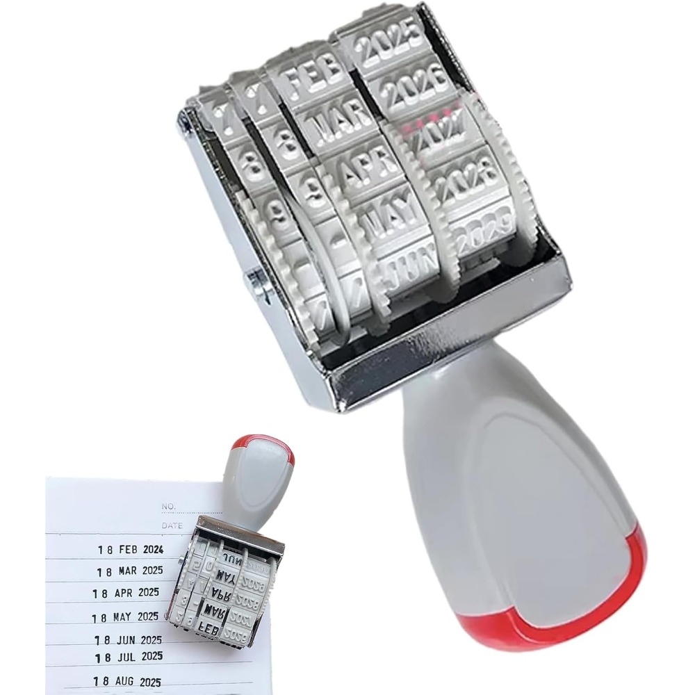 แสตมป์โรตารี่แบบหมุนได้ DIY สำ - Rubber Date Stamp บทวิจารณ์และราคา