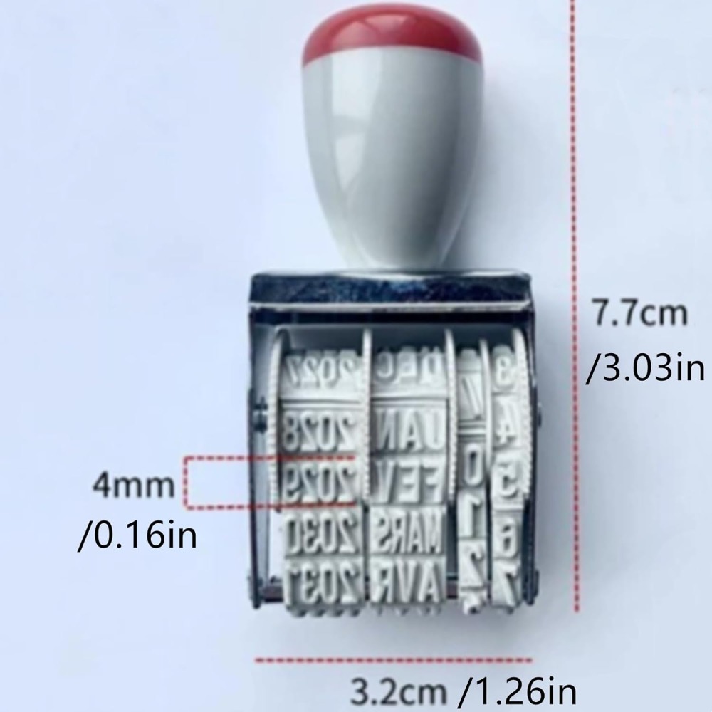 แสตมป์โรตารี่แบบหมุนได้ DIY สำ - Rubber Date Stamp บทวิจารณ์และราคา