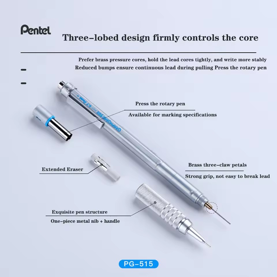 ญี่ปุ่น Pentel กราฟเกียร์ร่างด - Pentel Pen Energel บทวิจารณ์และราคา