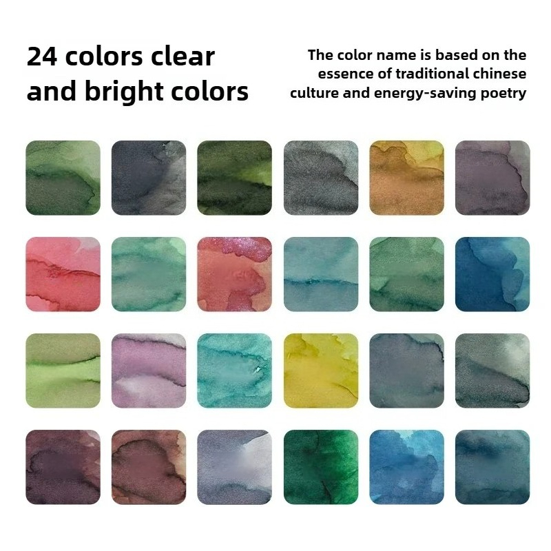 นกกระจอกเทศ 24 สี 30/15ml Laye - Fountain Pen Bottled Ink บทวิจารณ์และราคา