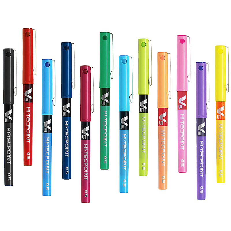 นักบินญี่ปุ่น BX-V5 0.5 มม.V7  - Pilot Pen V5 บทวิจารณ์และราคา