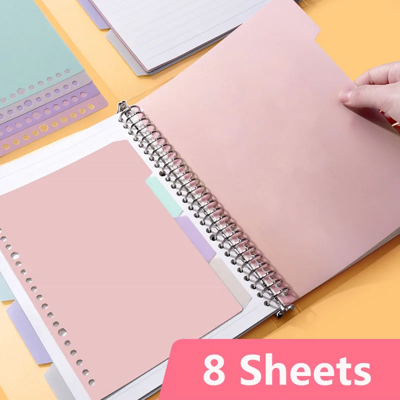 ตัวแบ่งที่มีสีสันสำหรับสมุดวาง - Tab Divider A4 บทวิจารณ์และราคา