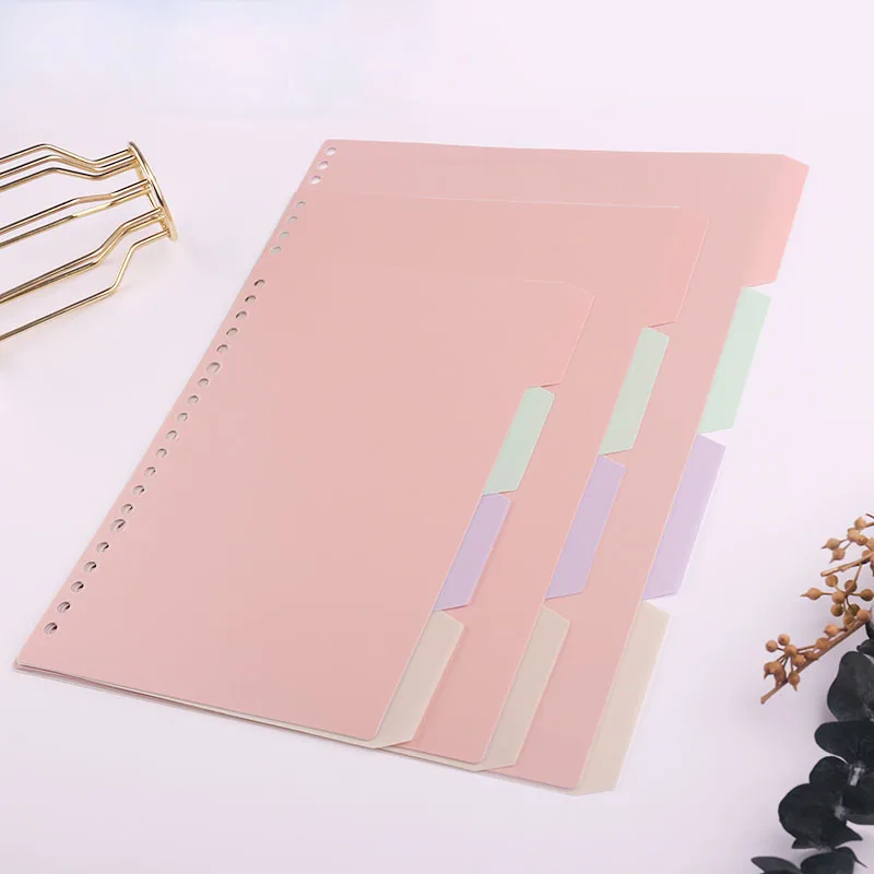 ตัวแบ่งที่มีสีสันสำหรับสมุดวาง - Tab Divider A4 บทวิจารณ์และราคา
