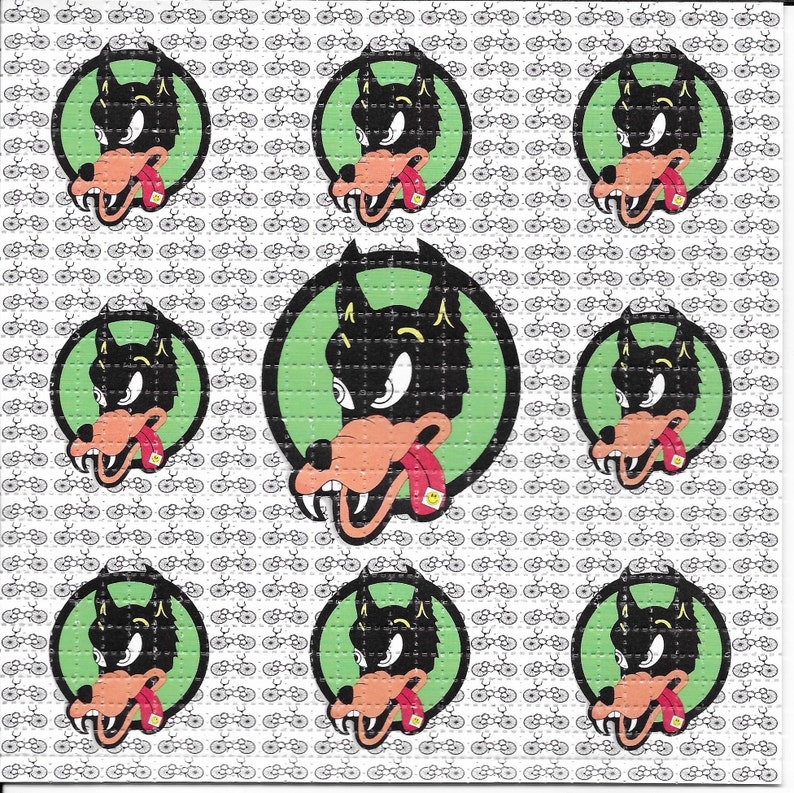 Dire Wolf Psychedelic LSD Acid - Ink Blotter Paper บทวิจารณ์และราคา