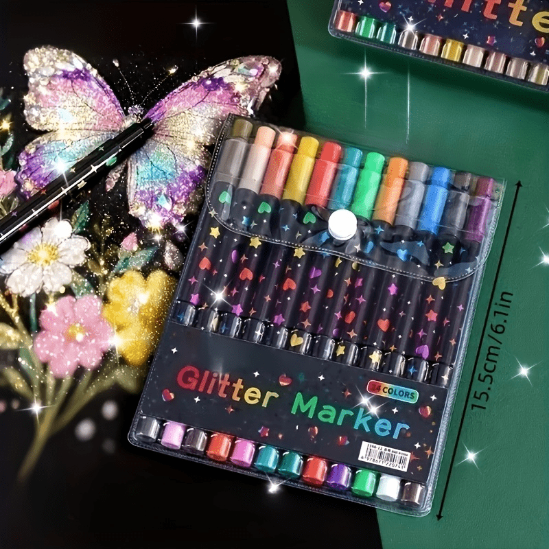 ปากกาสีกลิตเตอร์สองหัว 96/24 ส - Correction Pen Fine บทวิจารณ์และราคา