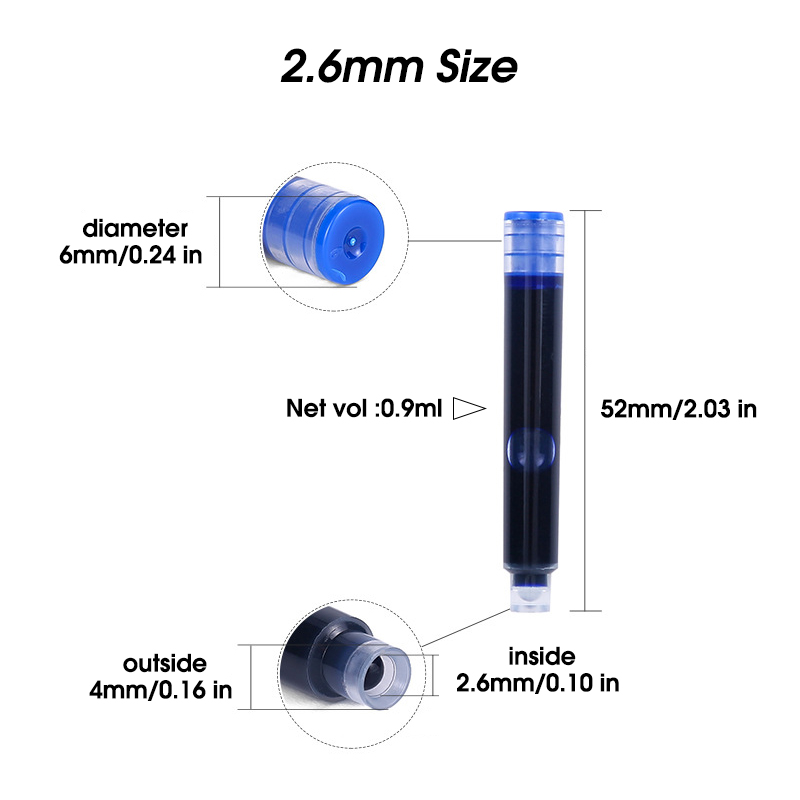 50pcs Fountain ปากกาตลับหมึกเต - Fountain Pen Bottled Ink บทวิจารณ์และราคา