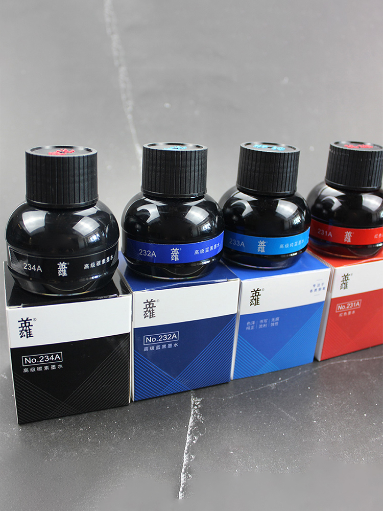 หมึกฮีโร่สำหรับเขียนและคัดลายม - Fountain Pen Bottled Ink บทวิจารณ์และราคา