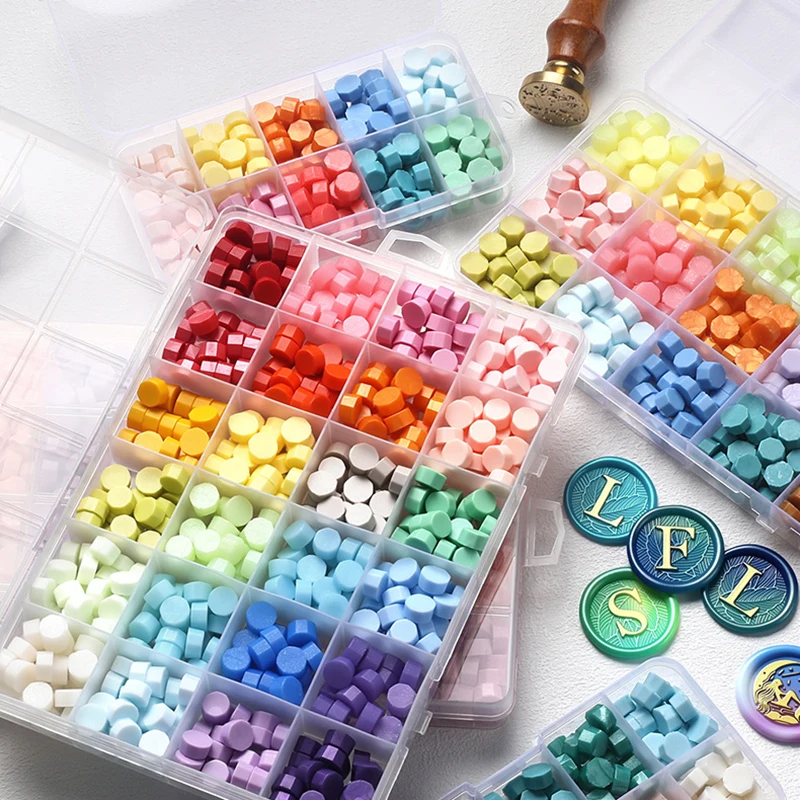 ชุดเม็ดขี้ผึ้งซีลแบบย้อนยุค 10 - Wax Seal Stamp Set บทวิจารณ์และราคา