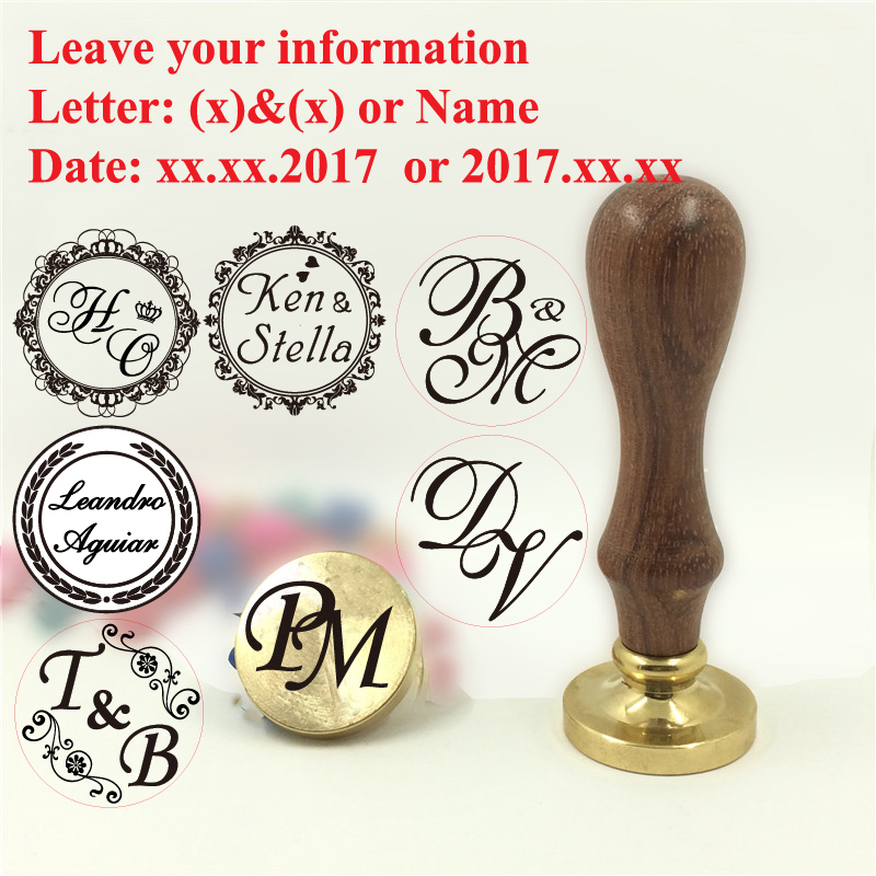 ตราประทับขี้ผึ้งทองเหลืองแบบกำ - Wax Seal Stamp Set บทวิจารณ์และราคา