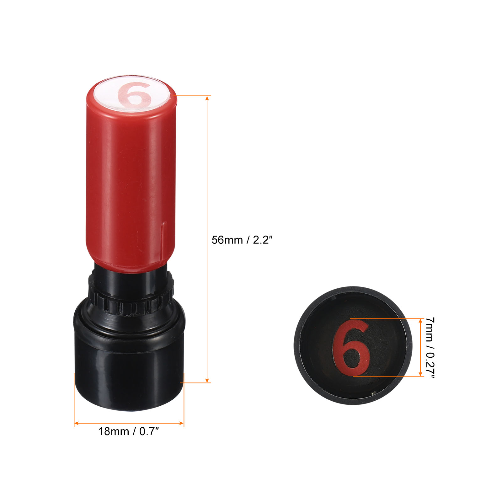 แสตมป์ตัวเลขแบบเติมหมึกเอง ตัว - Rubber Date Stamp บทวิจารณ์และราคา