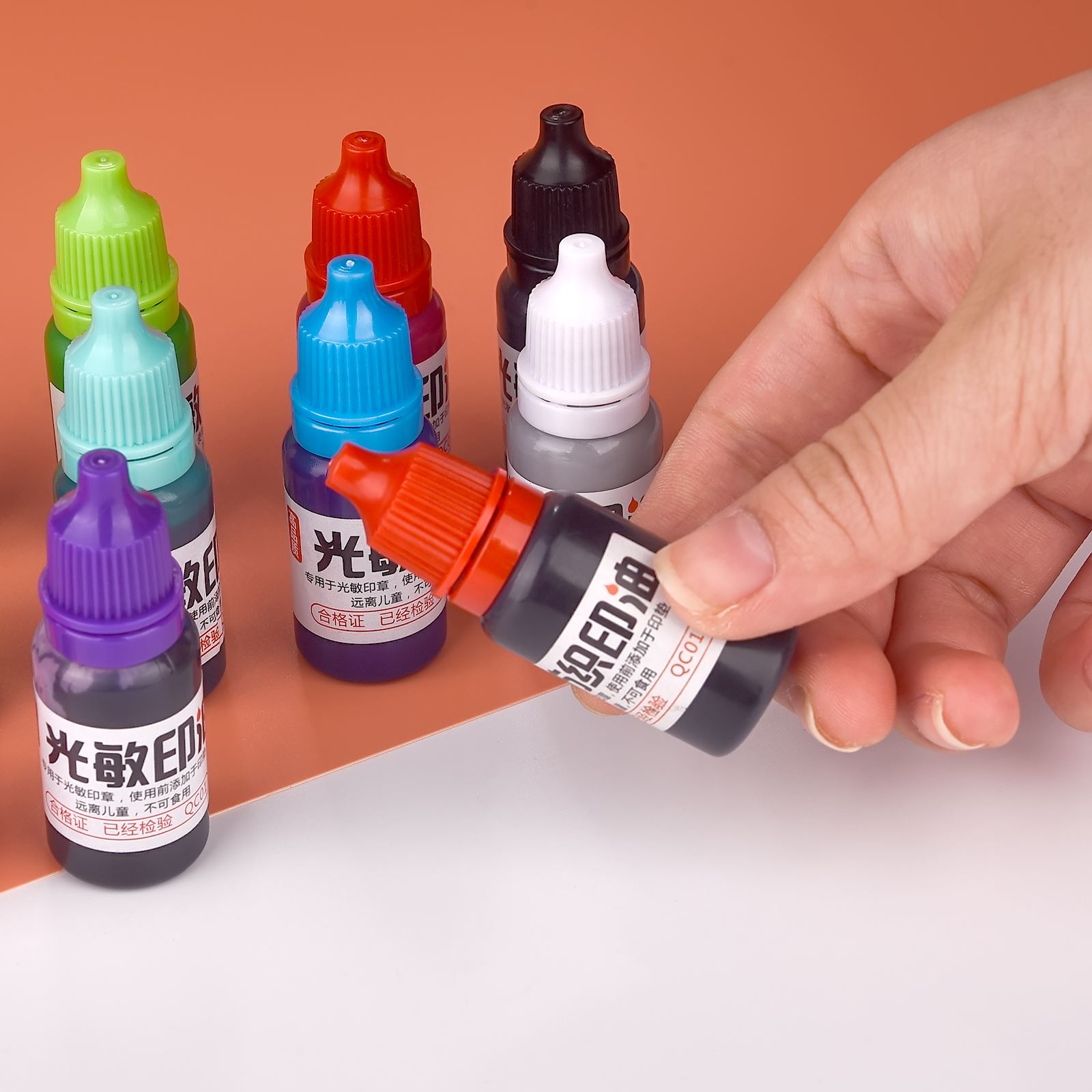 10ml หมึกเติม 13 สียางแสตมป์น้ - Rubber Date Stamp บทวิจารณ์และราคา