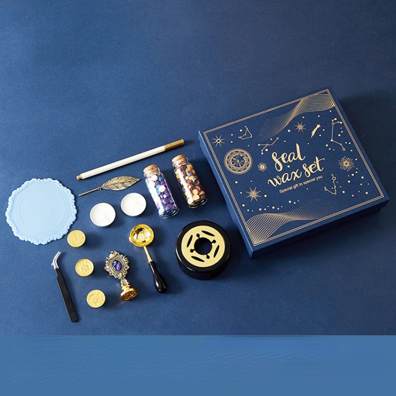 ชุดตราประทับเคลือบแลคเกอร์ลายด - Wax Seal Stamp Set บทวิจารณ์และราคา